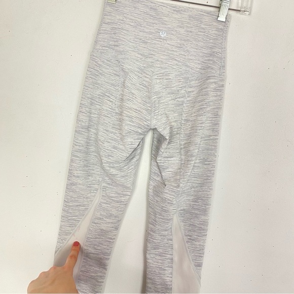 Lululemon Wunder Under Leggings Womens Size 2 XS Scalloped Hem High-Rise Crop - Picture 12 of 13